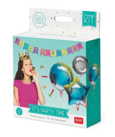 IT'S PARTY TIME BIRTHDAY PARTY KIT