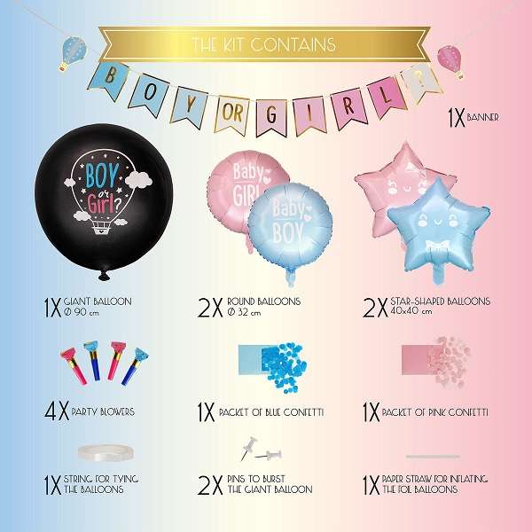 PINK OR BLUE WE LOVE YOU GENDER REVEAL