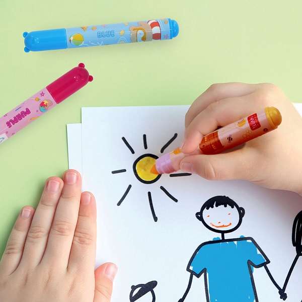 TEDDY FRIENDS SET OF 12 MARKERS