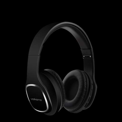 Volkano Phonic Series Bluetooth full size headphones - black