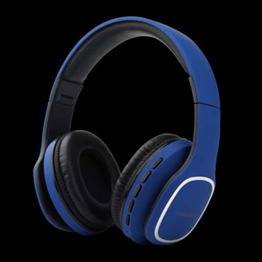 Volkano Phonic Series Bluetooth full size headphones - blue