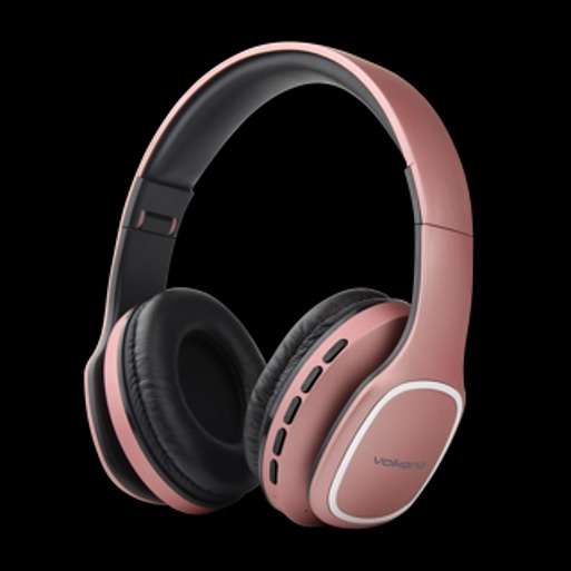 Volkano Phonic Series Bluetooth full size headphones - rose gold