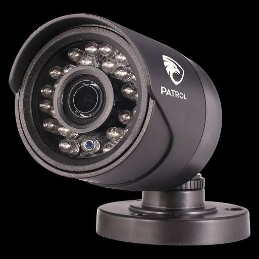 Patrol 1080P Bullet Camera Black