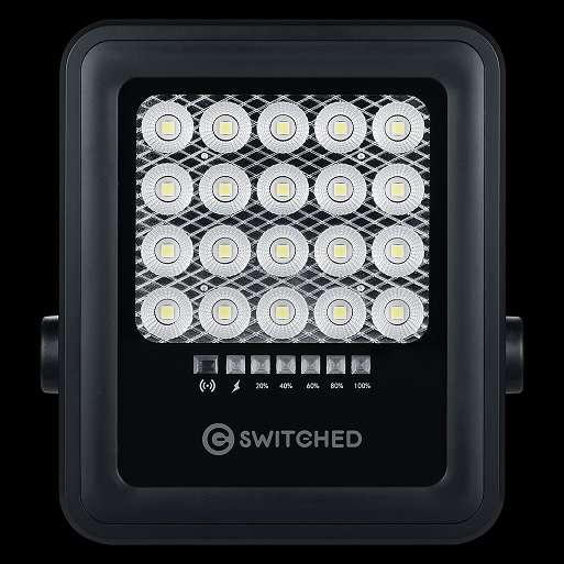 SWITCHED Urban PRO Series ??? 50W Solar Floodlight with Remote