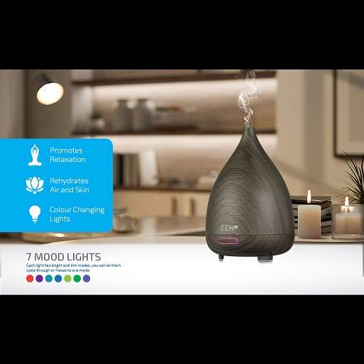 ZEN Eos series Ultrasonic Diffuser - Dark Wood