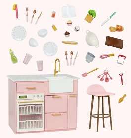OG ELECTRONIC KITCHEN ISLAND SET - OG COOKING ISLAND