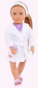 OG DELUXE DOLL W/ BOOK SERAFINA 18INCH BLONDE