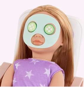 OG DELUXE DOLL W/ BOOK SERAFINA 18INCH BLONDE
