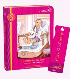 OG DELUXE DOLL W/ BOOK SERAFINA 18INCH BLONDE