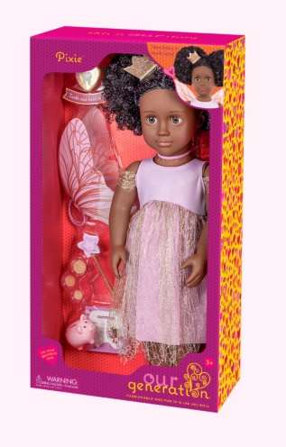 OG ACTIVITY DOLL PIXIE 18 INCH BLACK