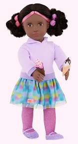 OG ACTIVITY DOLL DOLL ADA 18 INCH MULTICOLOURED HAIR