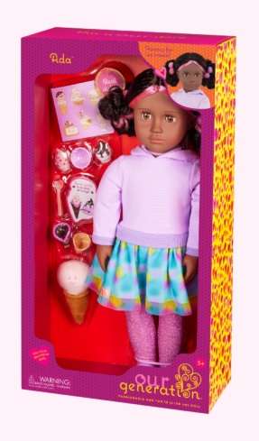 OG ACTIVITY DOLL DOLL ADA 18 INCH MULTICOLOURED HAIR