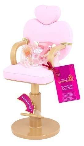 OG HEART SHAPED SALON CHAIR AND ACCESSORIES