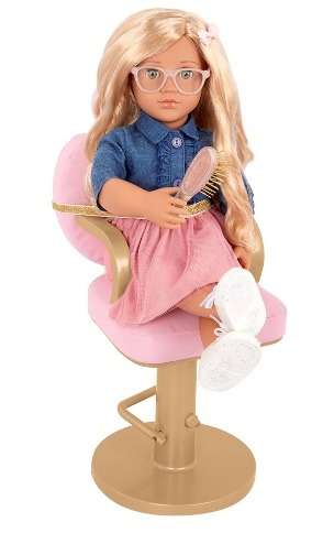 OG HEART SHAPED SALON CHAIR AND ACCESSORIES