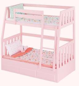 OG BUNKBED W/BUTTERFLY PATTERN - DREAMS FOR TWO