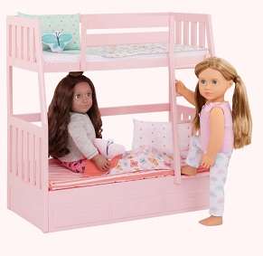 OG BUNKBED W/BUTTERFLY PATTERN - DREAMS FOR TWO