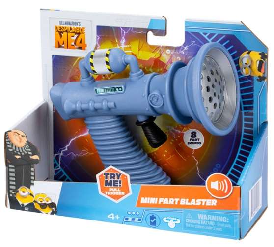 DESPICABLE ME 4 MINI FART BLASTER WITH SOUNDS