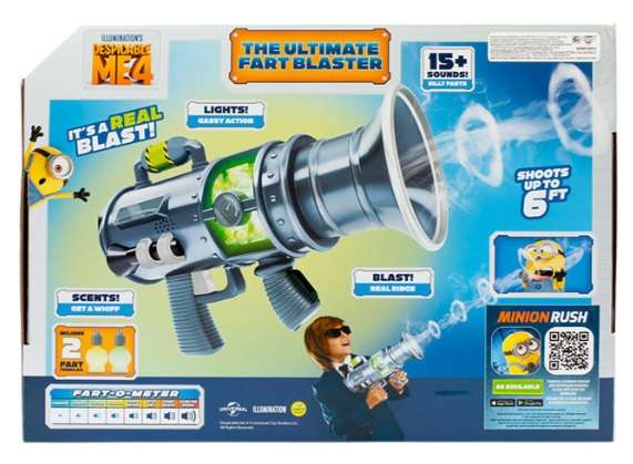 DESPICABLE ME 4 ULTIMATE FART BLASTER LIGHTS AND S