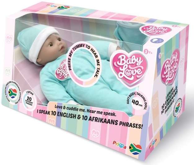 PRIMA BABY LOVE - ENG/AFR TALKING DOLL