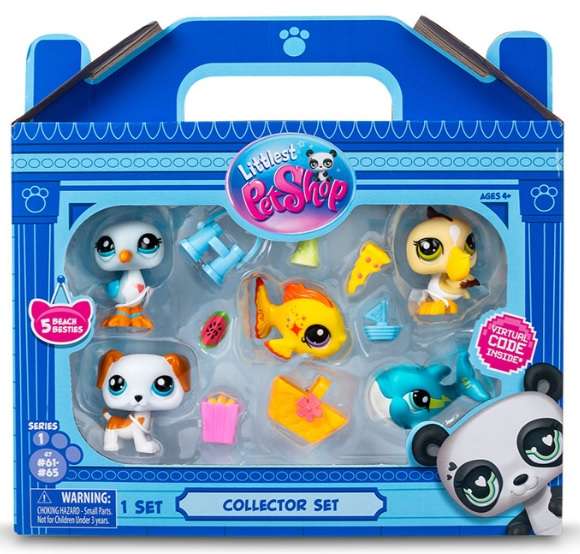 LITTLEST PET SHOP BEACH BESTIES 5PK