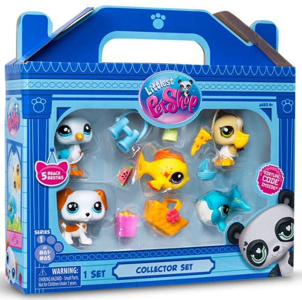LITTLEST PET SHOP BEACH BESTIES 5PK