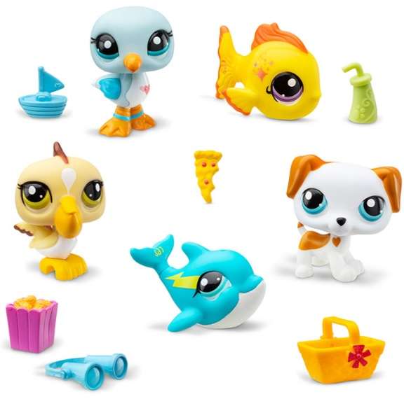 LITTLEST PET SHOP BEACH BESTIES 5PK
