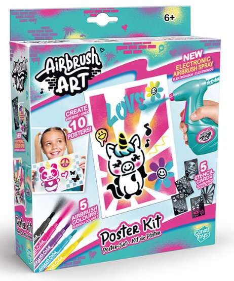 STYLE 4 EVER A/BRUSH ART MINI POSTER KIT