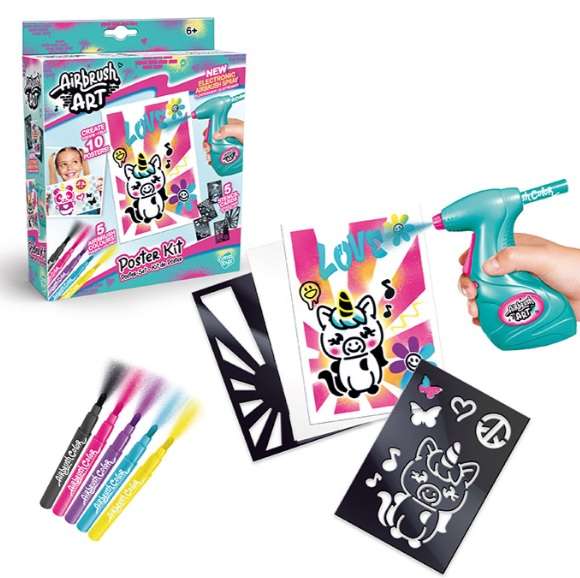 STYLE 4 EVER A/BRUSH ART MINI POSTER KIT