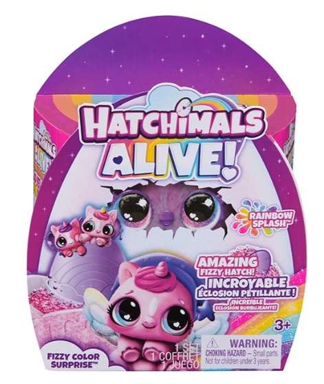 HATCHIMALS ALIVE FIZZY MYSTERY 2 FIGURES