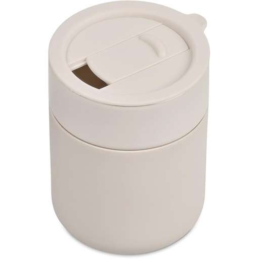 Serendipio Pimlico Ceramic Coffee Tumbler - 300ml - Cream