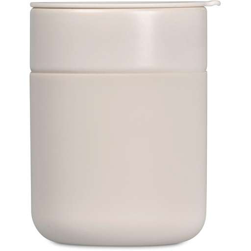 Serendipio Pimlico Ceramic Coffee Tumbler - 300ml - Cream