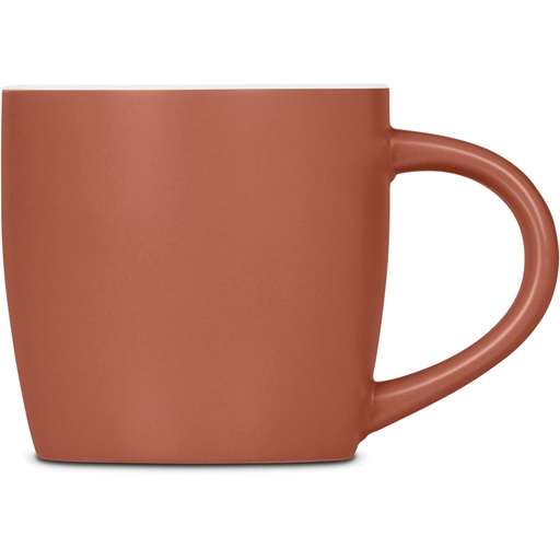 Serendipio Vogue Victoria Ceramic Coffee Mug - 280ml - Burnt Orange