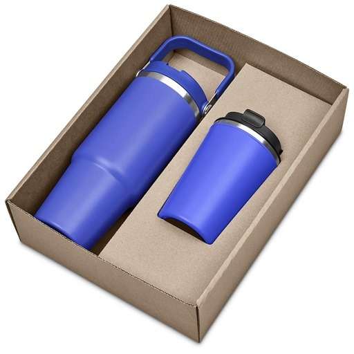 Kooshty Waikos Drinkware Gift set - Blue