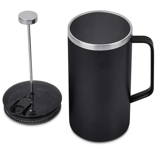 Alex Varga Rostov Stainless Steel Vacuum Coffee Plunger - 950ml - Black Only