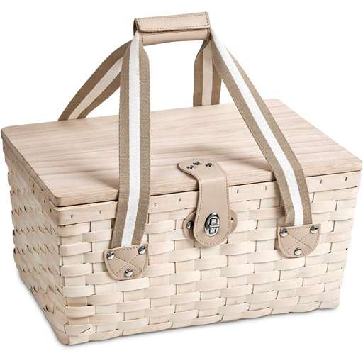 Serendipio Montega 2-Person Picnic Basket - Natural
