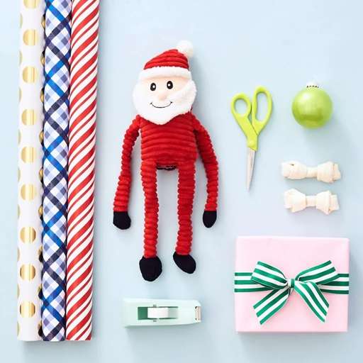 Santa Holiday Crinkle - Large