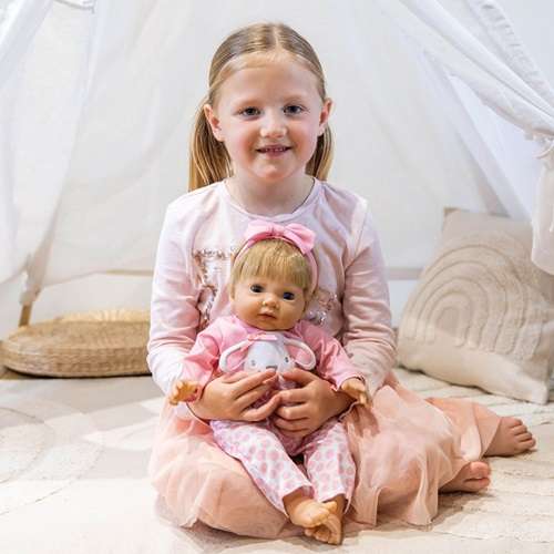 TINY TREASURES DOLL IN PINK