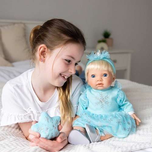 TINY TREASURES DOLL SNOWFLAKE BABY CARE SET