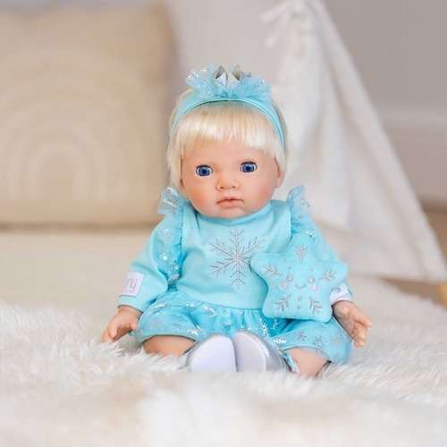 TINY TREASURES DOLL SNOWFLAKE BABY CARE SET