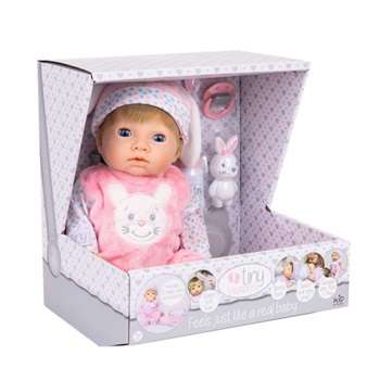 TINY TREASURES BUNNY FEEDING DOLL SET