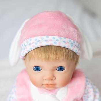 TINY TREASURES BUNNY FEEDING DOLL SET