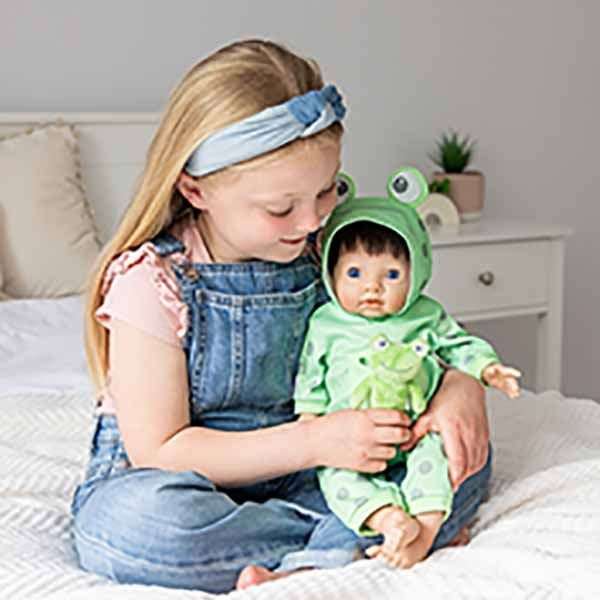 TINY TREASURES FROG IN ONE DOLL