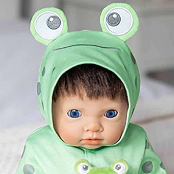 TINY TREASURES FROG IN ONE DOLL