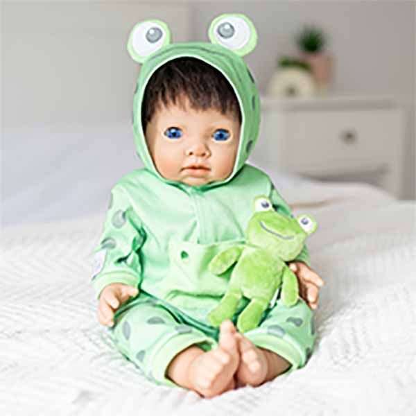 TINY TREASURES FROG IN ONE DOLL