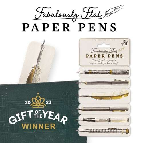 FABULOUSLY FLAT PAPER PENS
