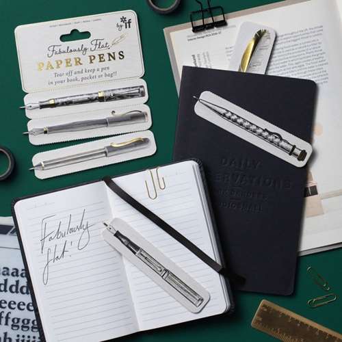 FABULOUSLY FLAT PAPER PENS