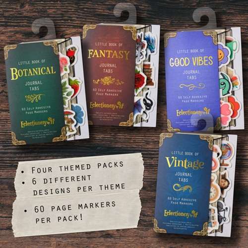 ECLECTIONERY JOURNAL TABS VINTAGE