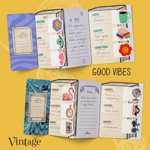 ECLECTIONERY JOURNAL TABS VINTAGE