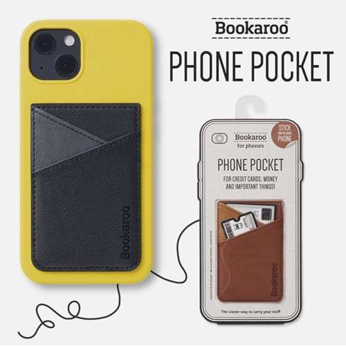 BOOKAROO PHONE POCKET CHARCOAL