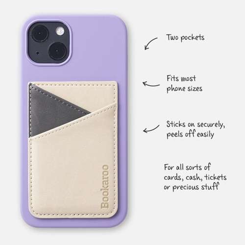 BOOKAROO PHONE POCKET CHARCOAL